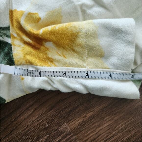 OSKLEN Revolve Linen Blend High Rise Floral Shorts 36 Resortwear Beach Vacation - Picture 6 of 7